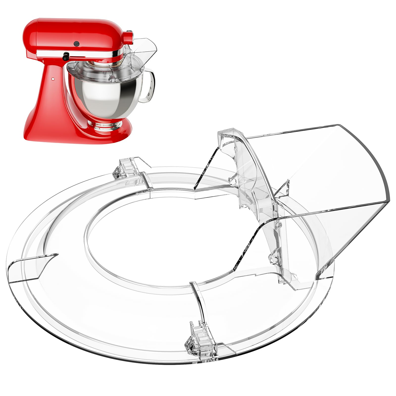 KitchenAid ステンレスボウル 透明カバー付き Amazon.com: Pouring Shield for KitchenAid 4.5-5 Qt Tilt-Head Stand